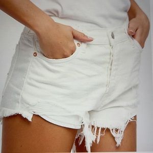 Free People Loving Good Vibration Denim Shorts